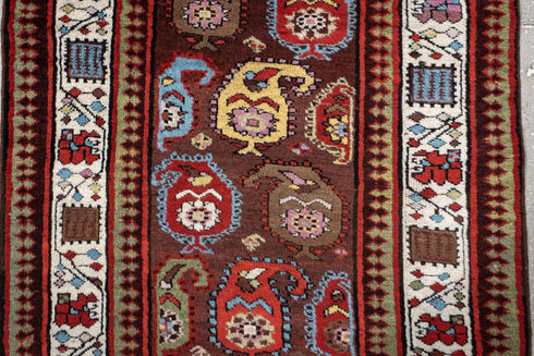 Antique Sarab Runner Rug (3' x 11')